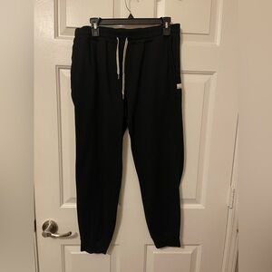 Vuori performance jogger women large black heather